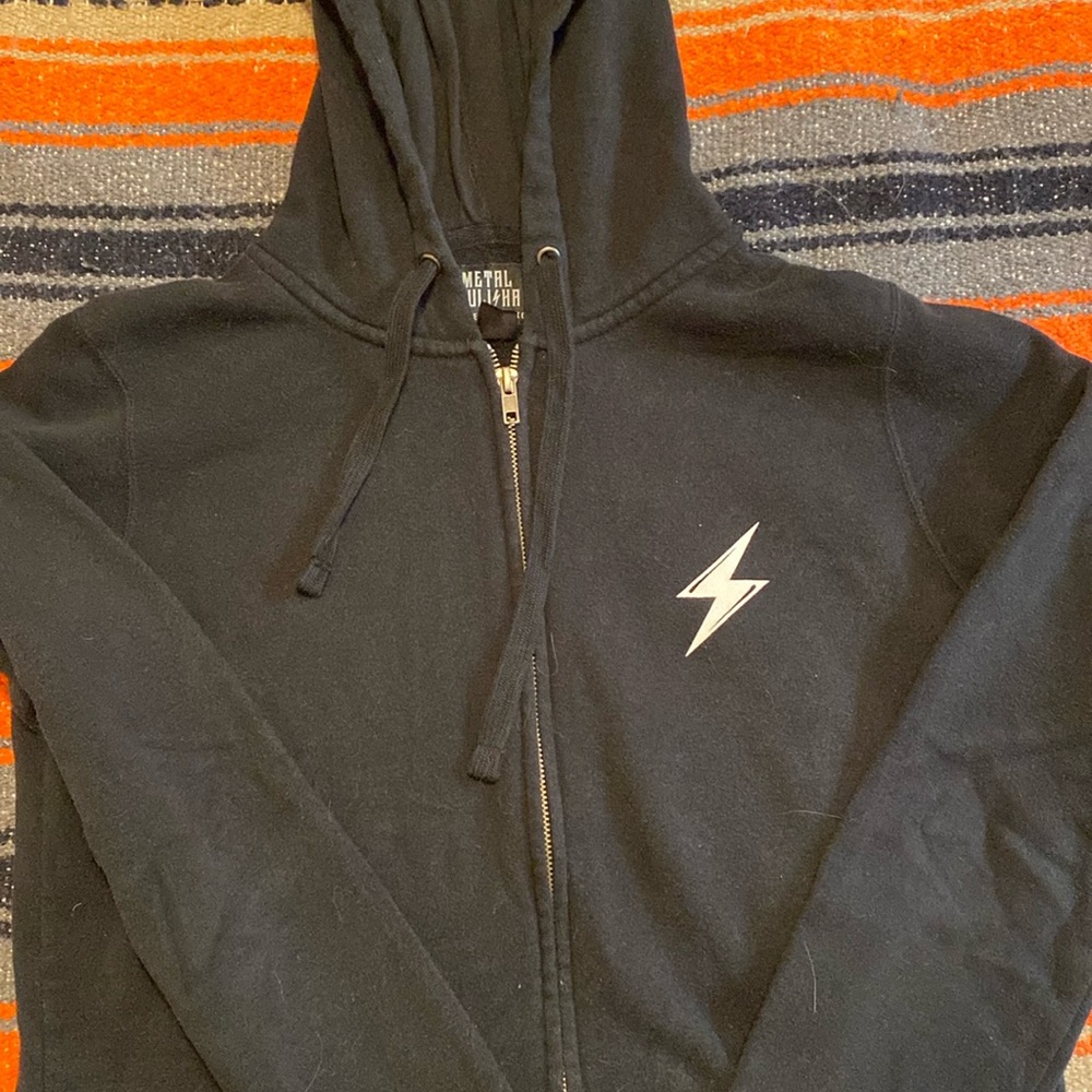 Metal mulisha zip up hoodie